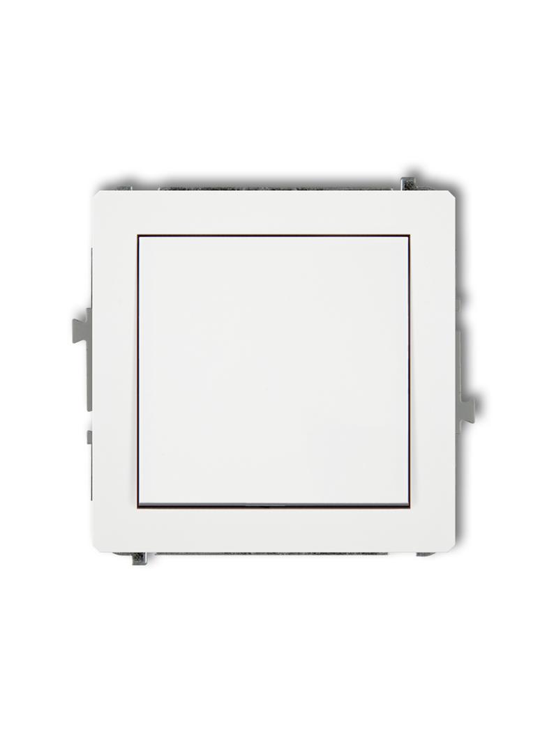 DECO Mechanizm łącznika krzyżowego (jeden klawisz bez piktogramu) biały
