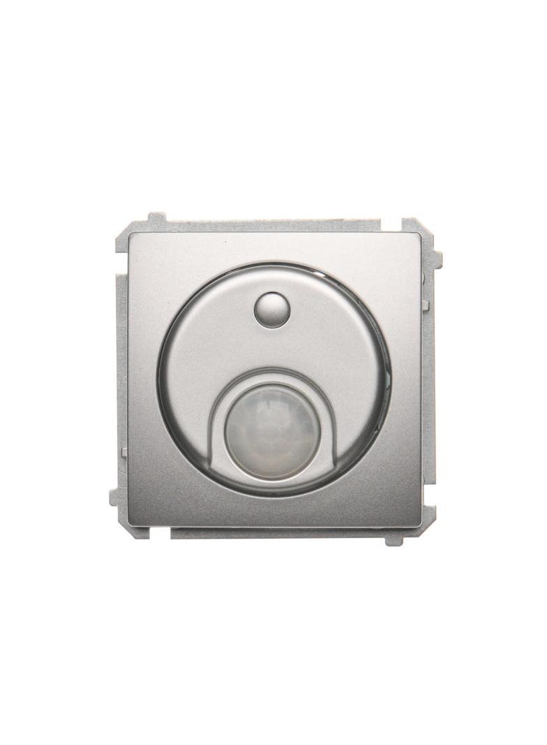 Simon Basic Łącznik z czujnikiem ruchu 20-500 W srebrny mat