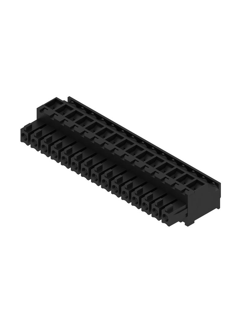 BCZ 3.81/15/90 SN BK BX Wtyk PCB (złącze wiązki), 3.81 mm, Liczba biegunów: 15, Przyłącze z jarzmem /50szt./ 1899500000 WEIDMÜLLER