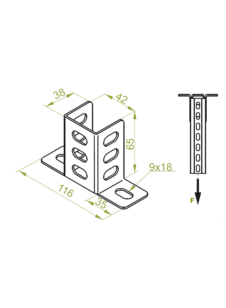Podstawa montażowa Grubość 3,00 mm PMTN 740907 BAKS