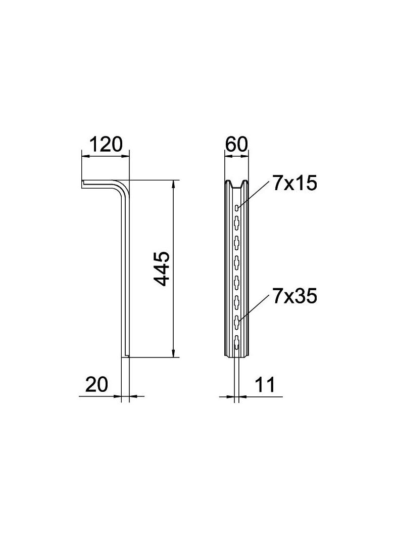 TPS 445 VA4301, Wieszak TPS 445 MM VA