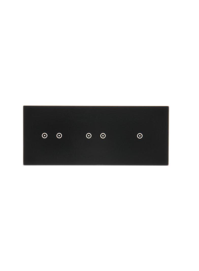 Simon 54 Touch Panel dotykowy S54 Touch 3 moduły 1 pole dotykowe + 2 pola dotykowe poziome + 2 pola dotykowe poziome zastygła lawa DSTR3122/73 KONTAKT