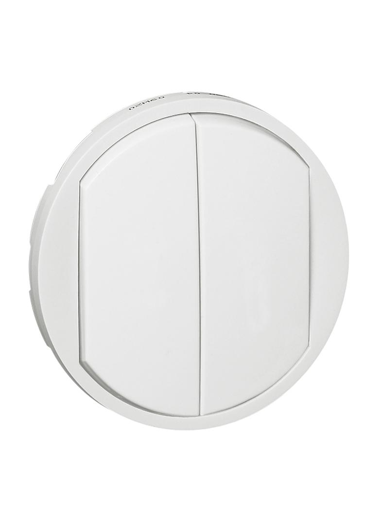 CELIANE - KLAWISZ PODWÓJNY BIAŁY, Legrand