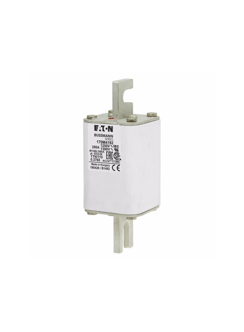 FUSE 350A 1250V 1TN/110 AR CU Wkładka szybka 350A AC 1250V rozmiar 1 53x66x138 mm aR DIN I 170M4192