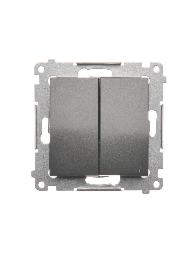 Simon 54 Łącznik świecznikowy 16A 250V zaciski śrubowe antracyt DW5A.01/48 KONTAKT