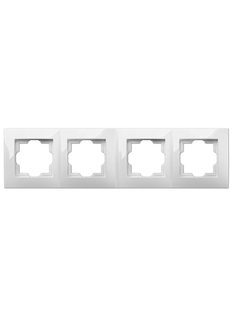 Ramka CARLA 4x biała