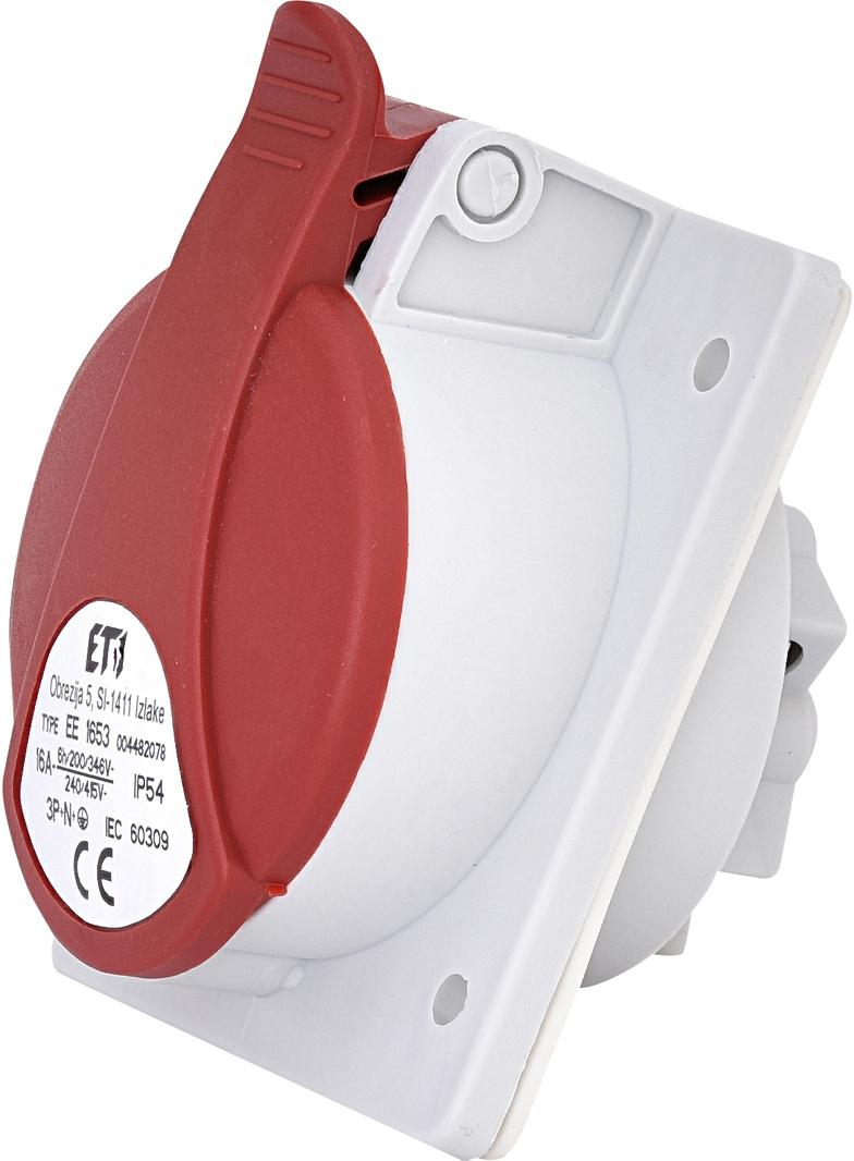 16A 400V 3P+N+PE Gniazdo tablicowe IP54 EE 1653 004482078 ETI