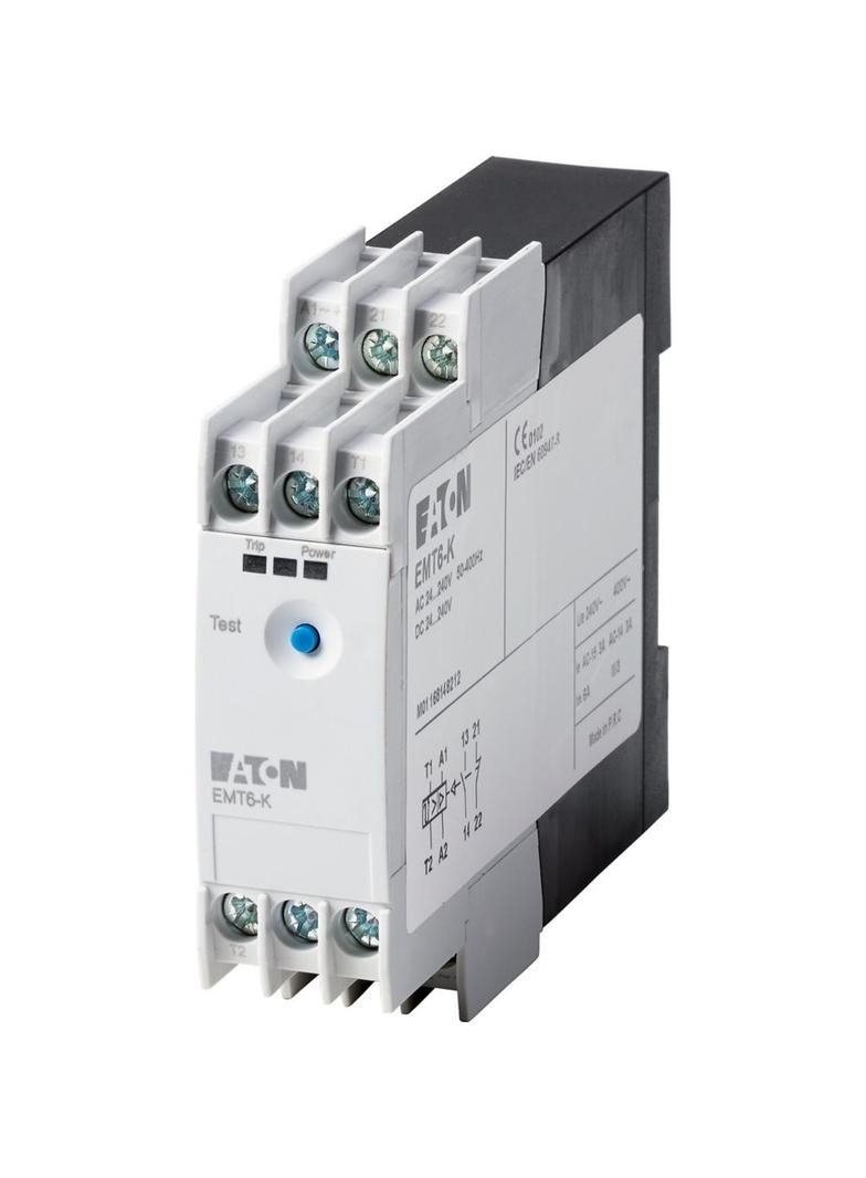 EMT6-K Zabezpieczenie termistorowe 6xPT 24–240V AC/DC bez blokady 269470 EATON