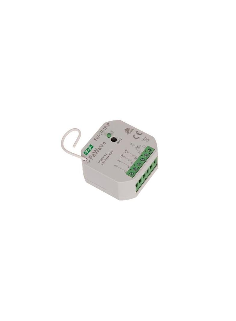 Radiowy sterownik rolet 230V do puszki montażowej fi60 85-265V AC/DC multifunkcyjny do montażu podtynkowego FW-STR1P-P F&F