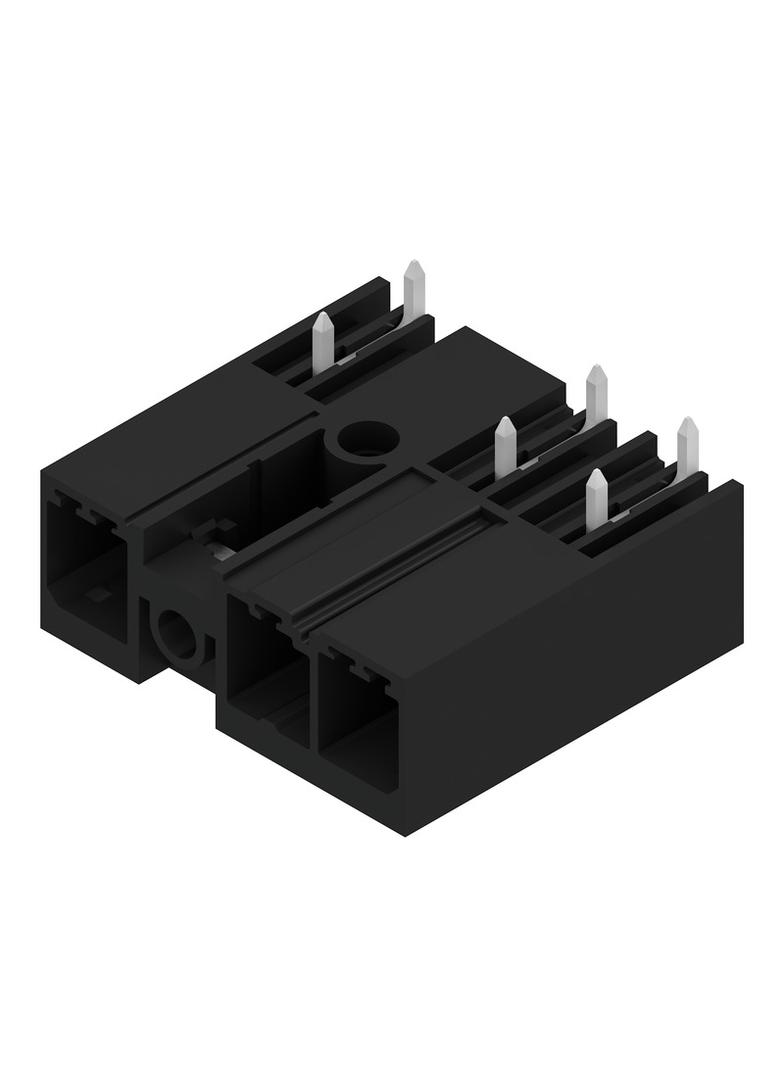 SV 7.62HP/03/270MSF2 3.5SN BK BX Wtyki PCB (złącza płyty), 7.62 mm, Liczba biegunów: 3, kąt odejścia: 270° /60szt./ 1048470000 WEIDMÜLLER