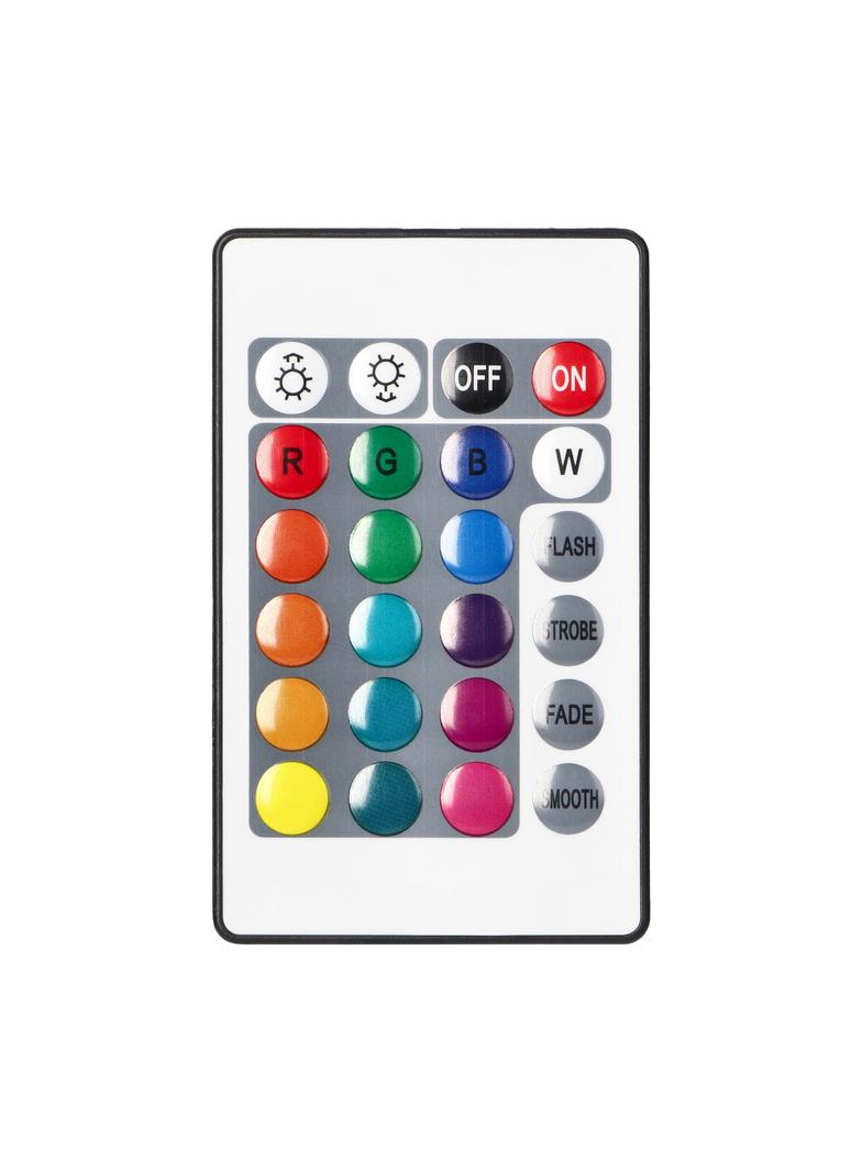 Zestaw taśma LED 12V 5050 100 30L 7.2W/m IP20 RGB 5m +Sterownik RGB +Zasilacz 12V LD-8/5M/RGB/SET ORNO