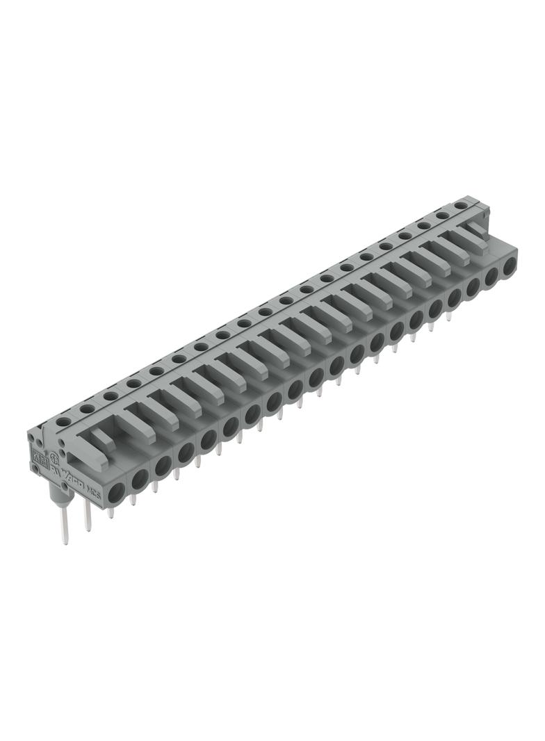 MCS-MIDI Classic gniazdo kątowe 20-bieg. szare raster 5 mm /10szt./ WAGO