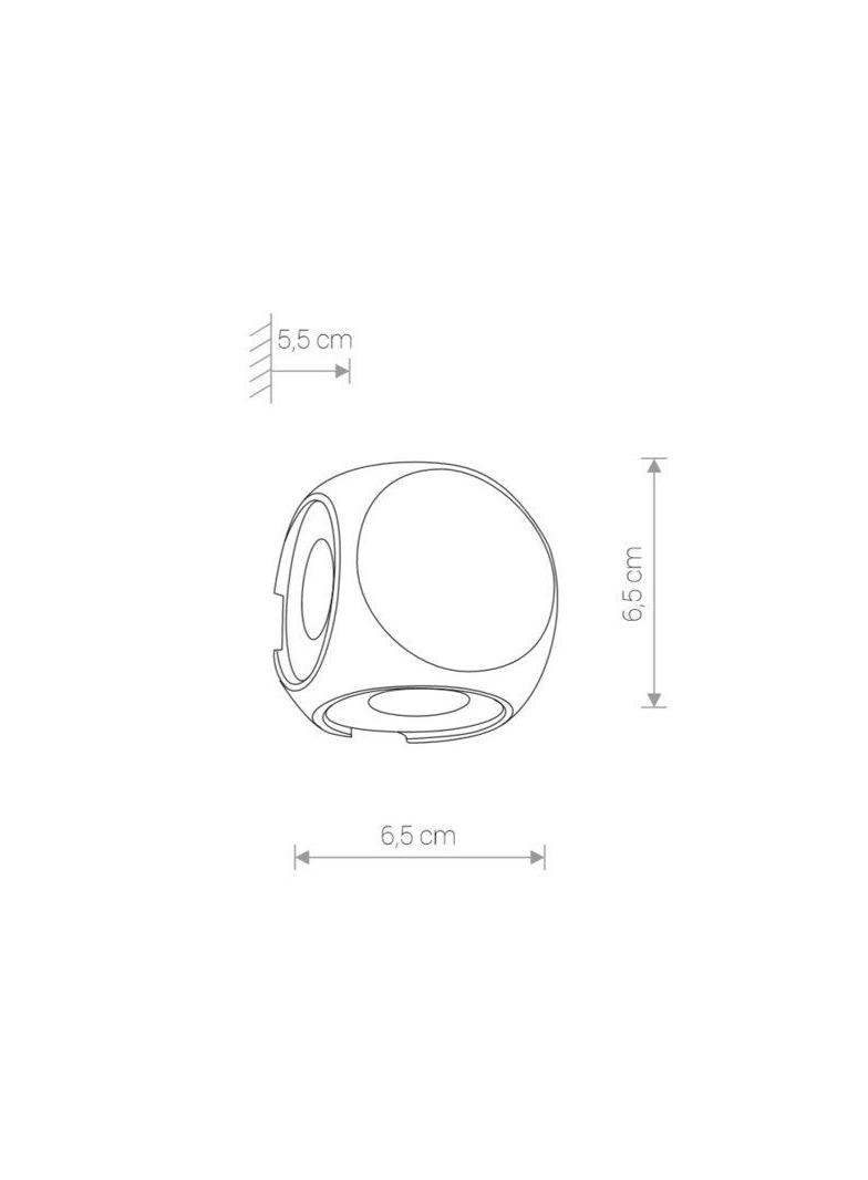 Nowodvorski kinkiet zewnętrzny LED Patras 4x1W 255lm 3000K czarny 9115