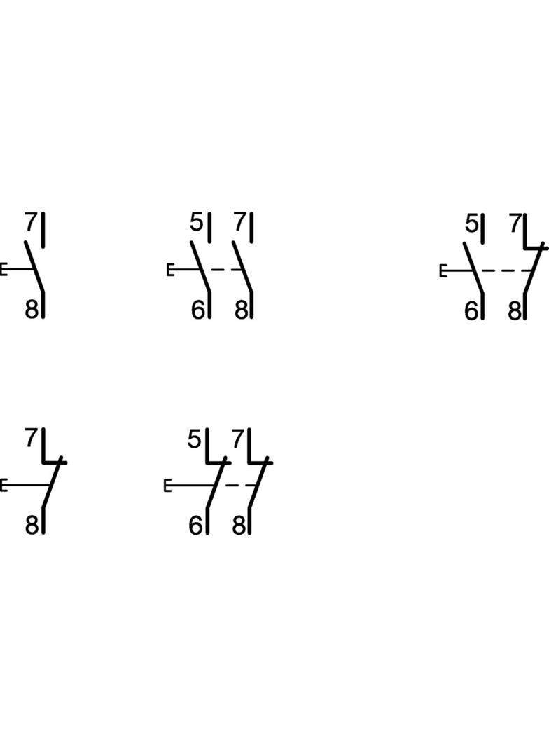 Przycisk sterowniczy 1NO+1NC Ith=16A 230VAC SVN351 HAGER