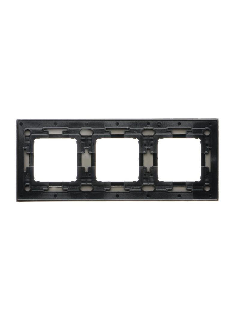 Simon 54 NATURE WMDZ-0130xS-098 Ramka 3-krotna Nature-Beton, CZARNY CHARAKTER, IP20/IP44. (IP44-nale DRN3/98 KONTAKT
