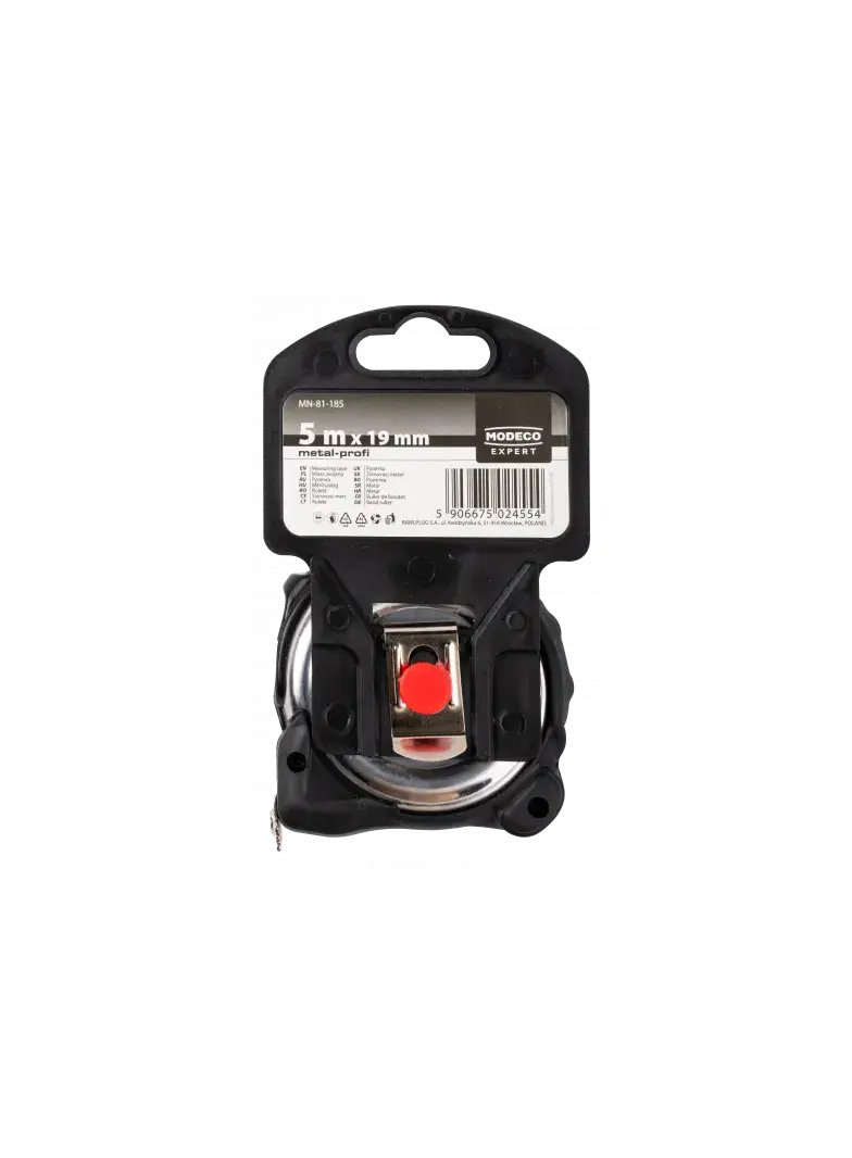 Miara zwijana 5m x 19 mm metal profi z magnesem MN-81-185 RAWLPLUG