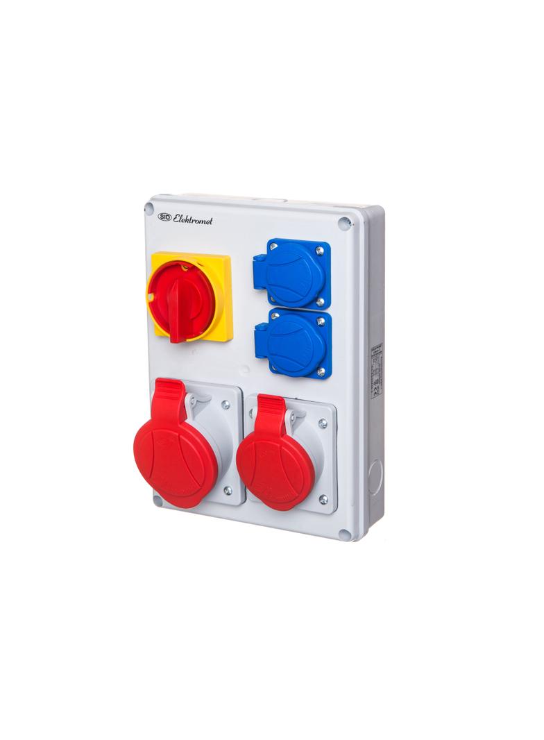 Rozdzielnica RSK-1 Rozdzielnice z rozłącznikiem; włącz-wyłącz 40A -wyposażona w okablowanie do podłą