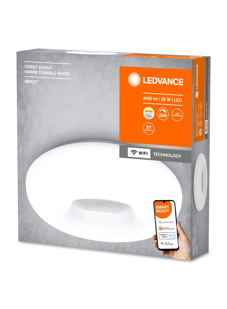 Oprawa SMART+ Orbis Ceiling Donut WIFI TW 400mm WT