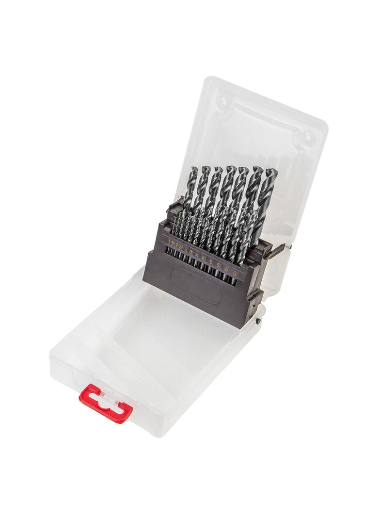 Wiertła do metalu HSS-G, 1.0-10.0 mm, zestaw 19 szt.