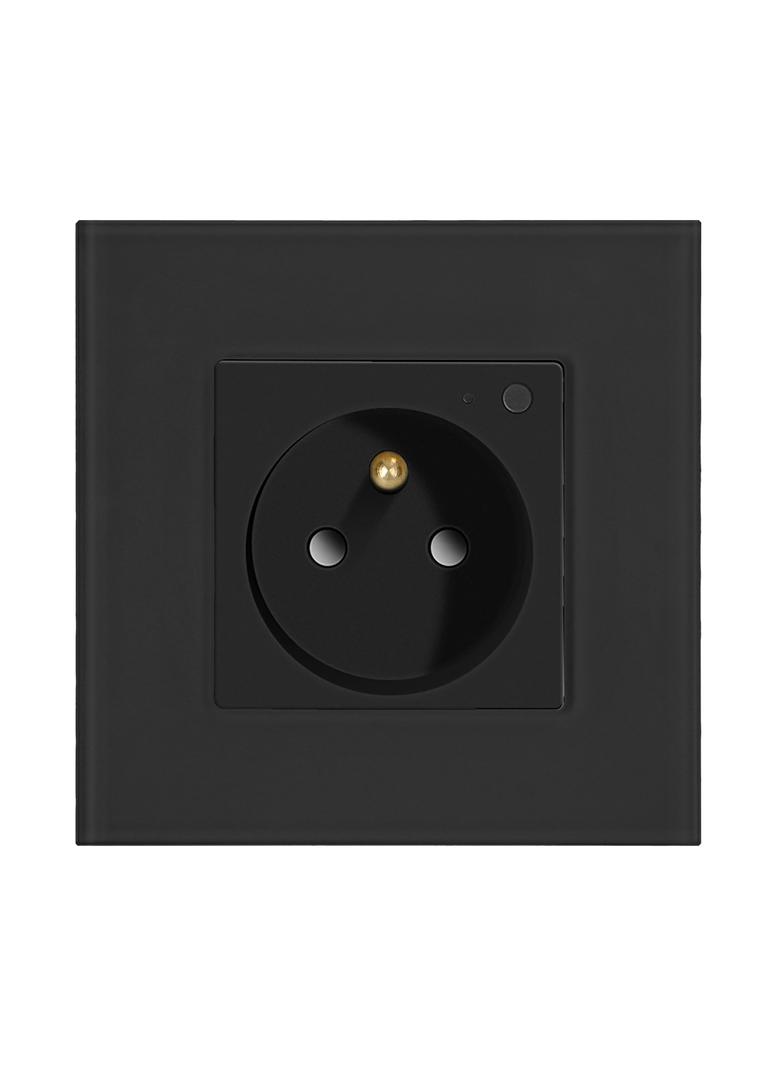 Gniazdo podtynkowe pojedyncze Tuya Smart Wi-Fi czarne OR-SH-17205/B ORNO