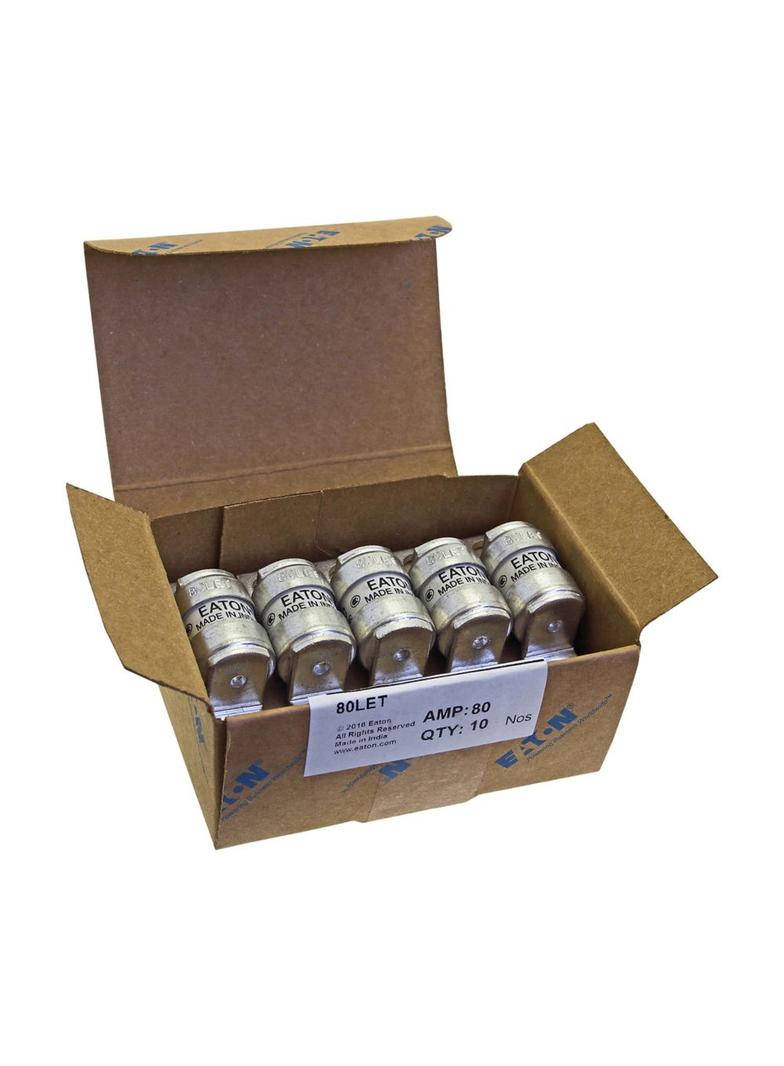 80AMP 280V AC BS88 HIGH SPEED FUSE Wkładka szybka 80A AC 240V DC 150V BS88 18x56 mm aR B 80LET EATON