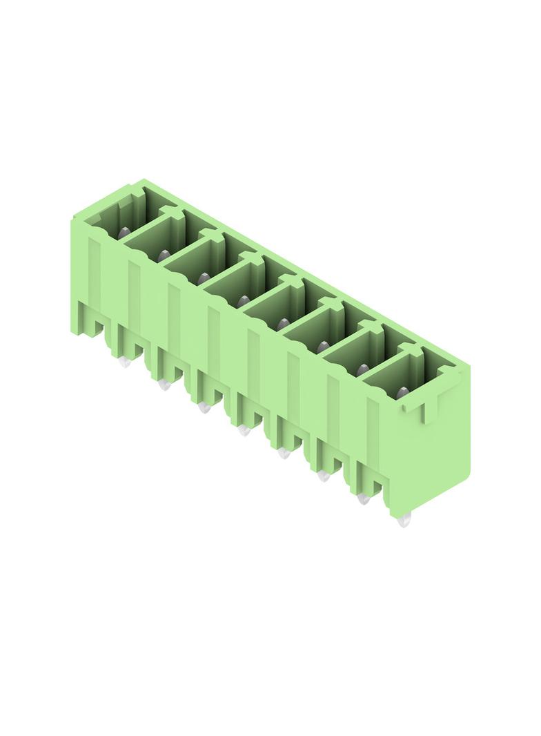 SC 3.81/08/180G 3.2SN GN BX Wtyki PCB (złącza płyty), 3.81 mm, Liczba biegunów: 8, kąt odejścia: 180° /54szt./ 1793660000 WEIDMÜLLER