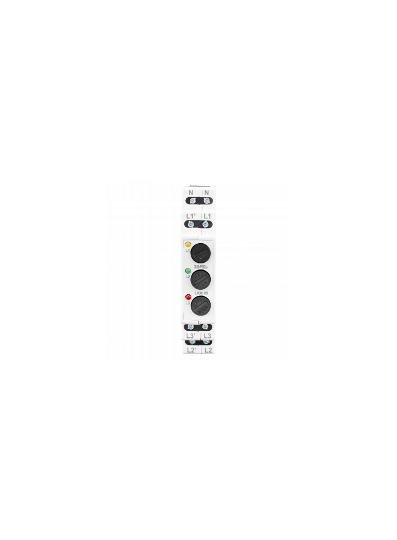 WSKAŹNIK ZASILANIA ZABEZPIECZONY BEZPIECZNIKAMI TYP: LKM-09-40