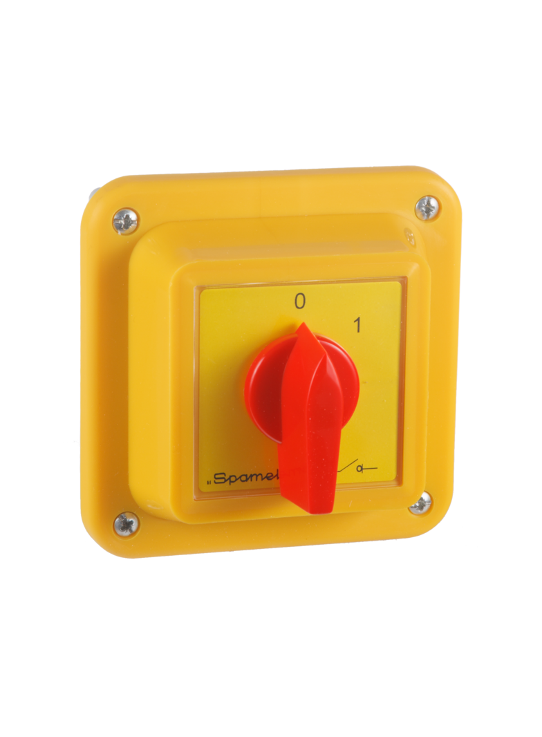 Łącznik Krzywkowy 15A, Rozłącznik 0-1 (1 - biegunowy), w obudowie OB1,