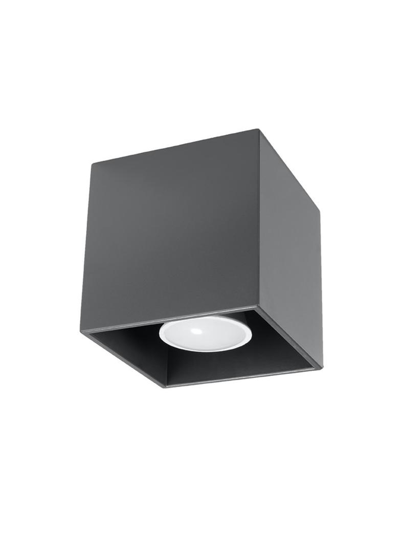 Sollux Plafon QUAD 1 antracyt SL.0567