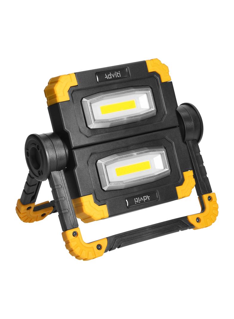 GEMINIX LED 2x10W podwójny naświetlacz roboczy przenośny z akumulatorem 1200lm IP44 4000K 5000 AD-NR