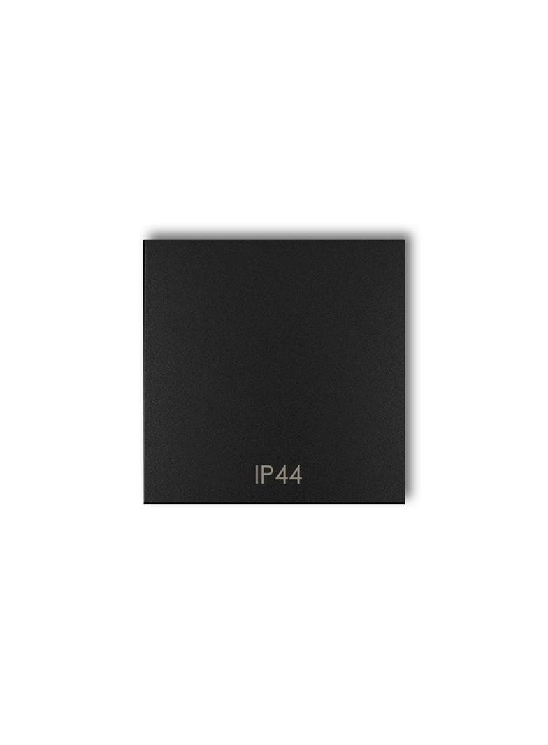 MINI Klawisz pojedynczy do łączników IP44 czarny mat