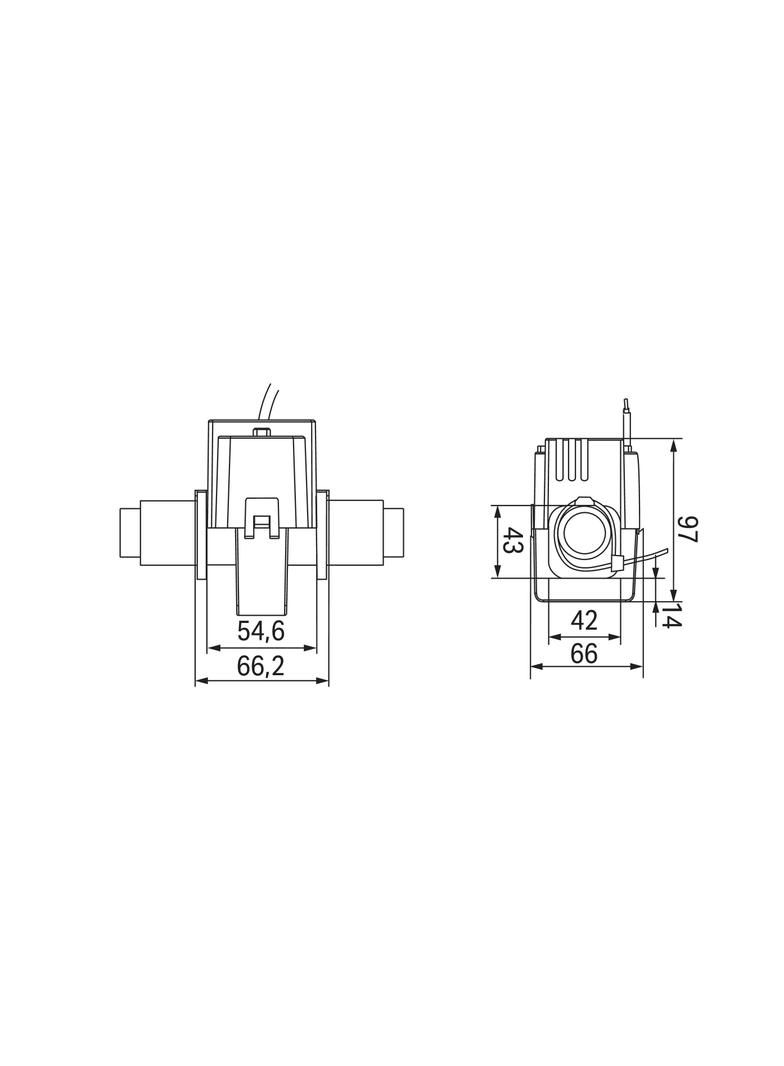 przekładnik prądowy z dzielonym rdzeniem 400 A/5 A
