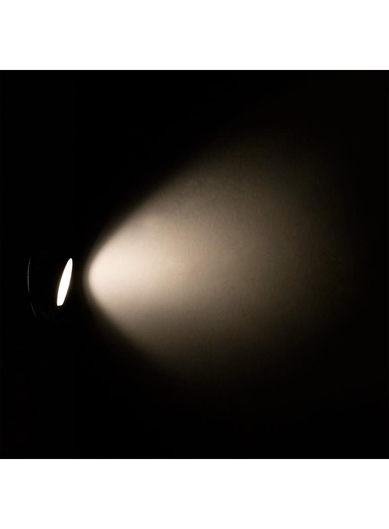 FLORI GU10 ALU ANGLE 250V IP65 98x180mm CZARNA wbijana, ruchoma