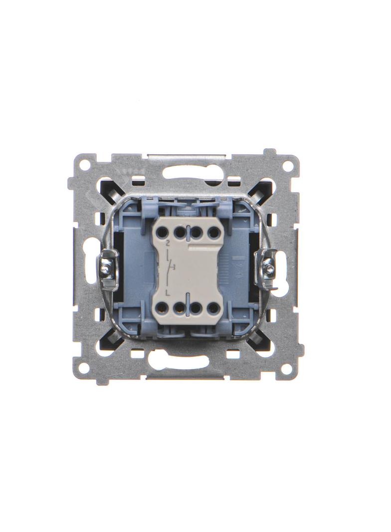 Simon 54 Przycisk „światło” 10A 250V szybkozłączka czarny DS1.01/49 KONTAKT