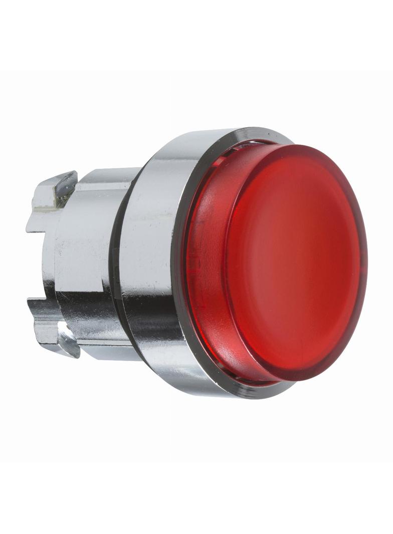 Harmony XB4 Napęd przycisku wystającego czerwony samopowrotny żarówka BA 9s metalowy typowa