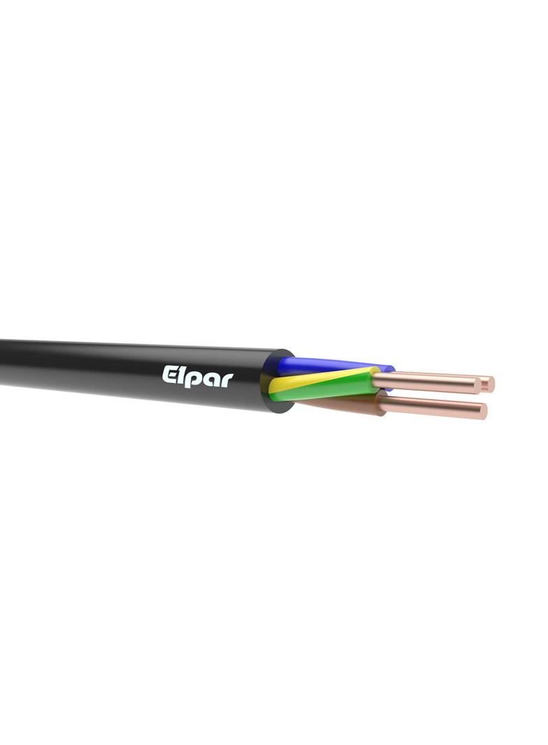 Kabel elektroenergetyczny N2XH-J 3x2,5mm2 RE 0,6/1kV bezhalogenowy B2ca /bębnowy/ ELPAR