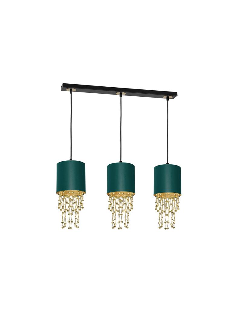 Milagro lampa wisząca Almeria 3xE27 zielono/złota MLP64500