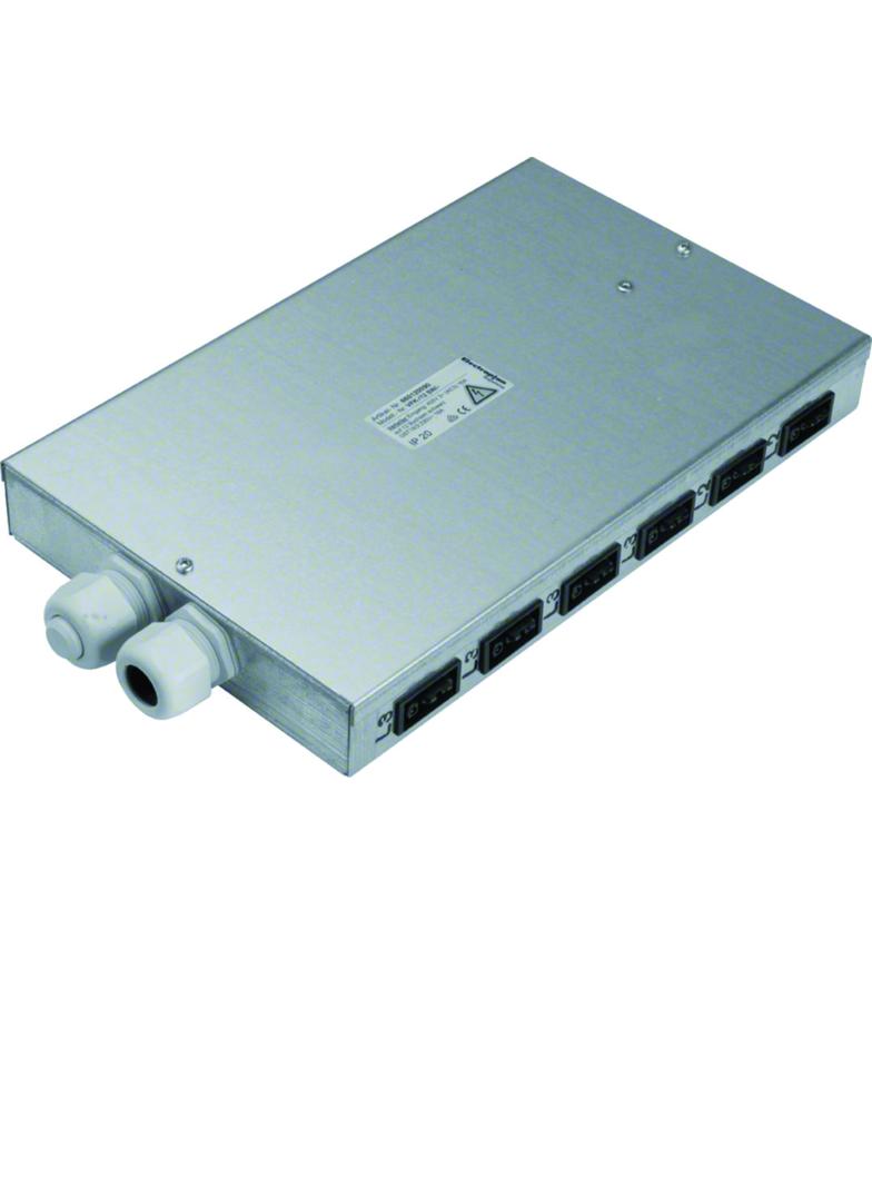 tehalit.SPW Rozdzielacz podłogowy płaski Wieland 12 gniazd czarnych SPWG129005 HAGER