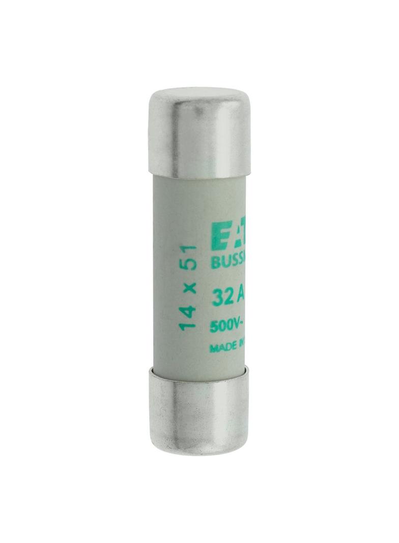 CYLINDRICAL FUSE 14 x 51 32A AM 500V AC Wkładka cylindryczna 14 x 51mm 32A AM 500V AC C14M32 EATON