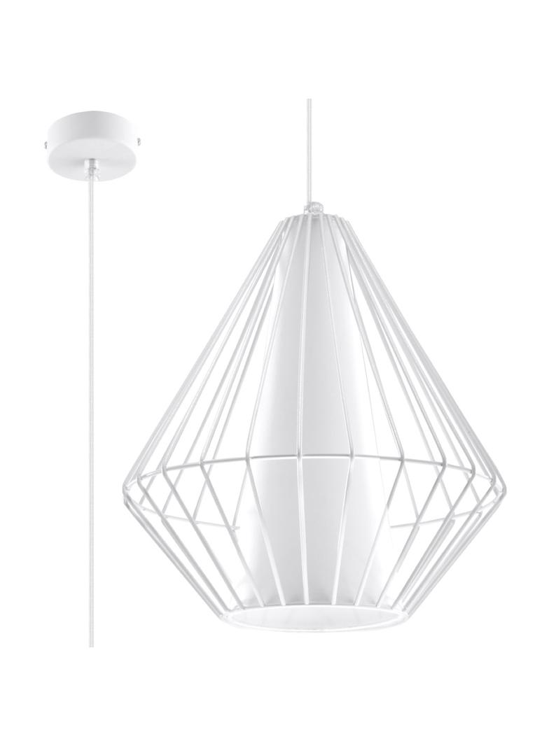 Sollux Lampa wisząca DEMI biała SL.0297