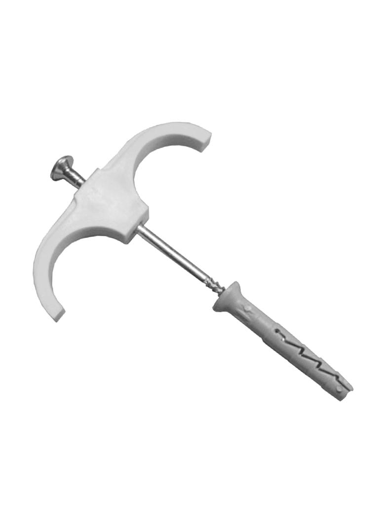 Obejma podwójna z kołkiem rozporowym od 14 do 25