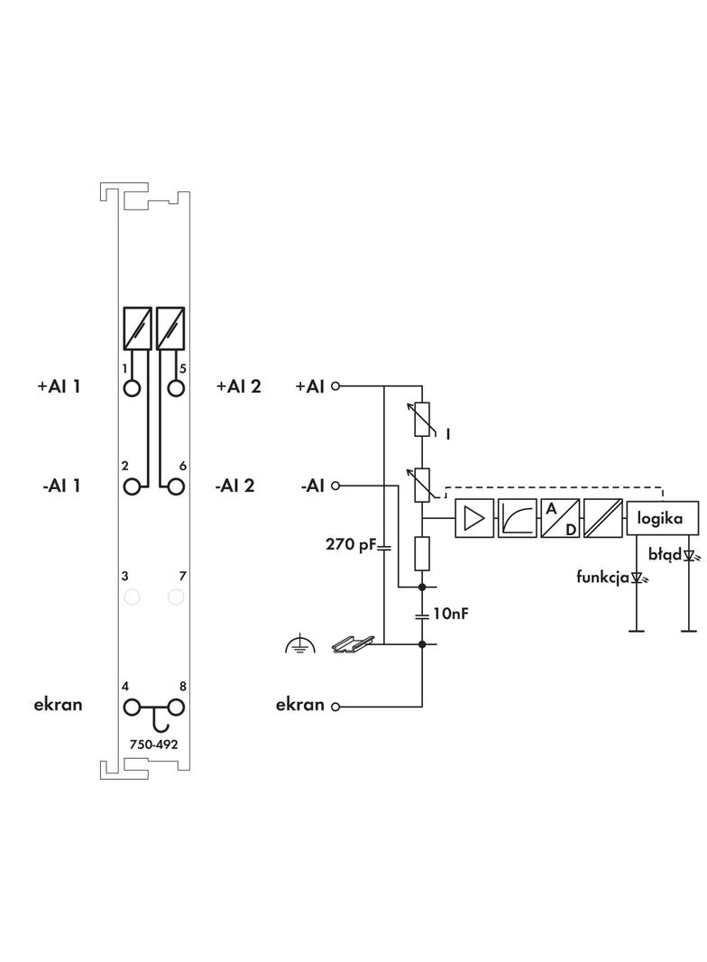 moduł 2AI 4-20m wejścia różnicowe