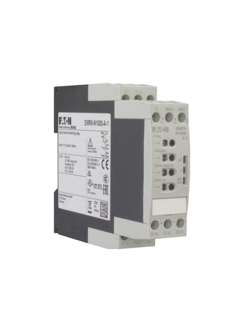 EMR6-N1000-A-1 Przekaźnik monitorujący poziom 24 - 240VAC /DC 0.1 - 1000 kOhm 184757 EATON