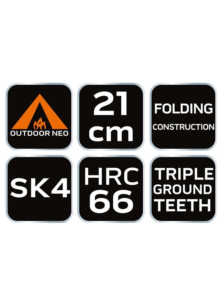 Piła ręczna bushcraftowa 43 cm