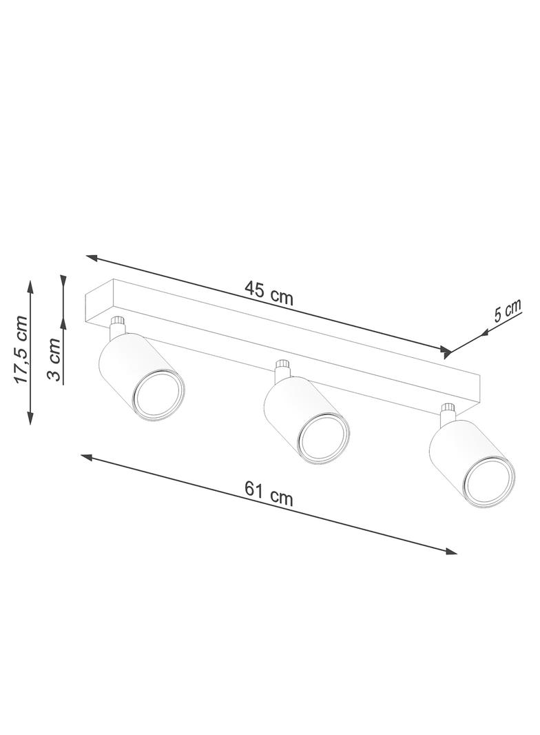 Sollux Plafon VERDO 3L biały SL.1288