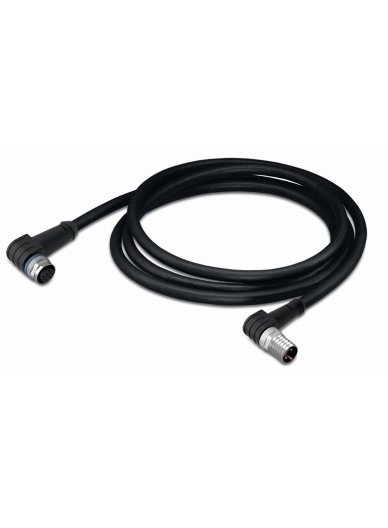 przewód do czujników/el.wykonawczych gniazdo kątoweM12/wtyczka kątowaM8 1