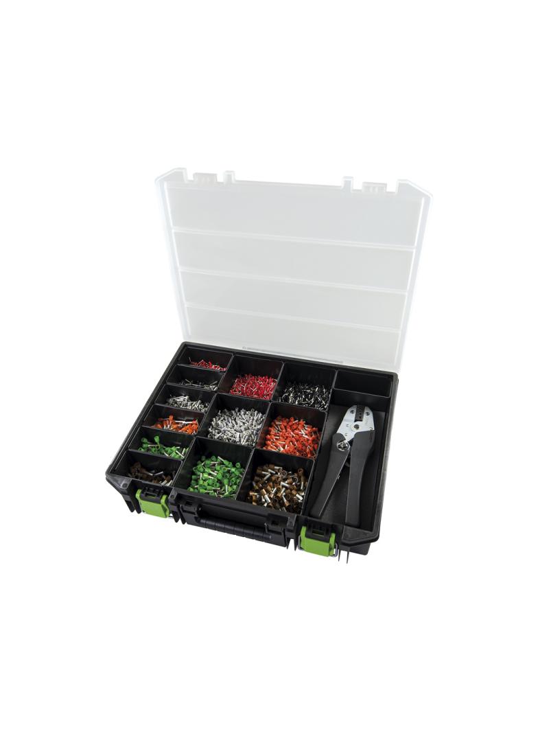 Asortyment końcówek tulejkowych