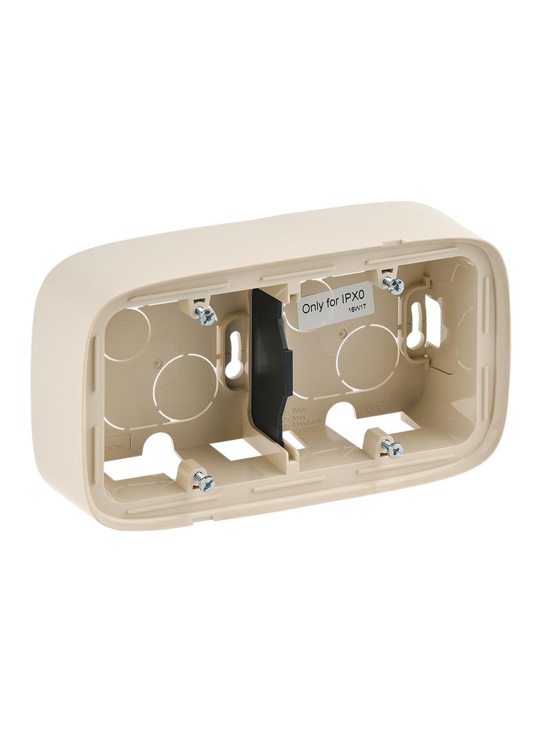 VALENA ALLURE - PUSZKA NATYNKOWA PODWÓJNA KREMOWA, Legrand