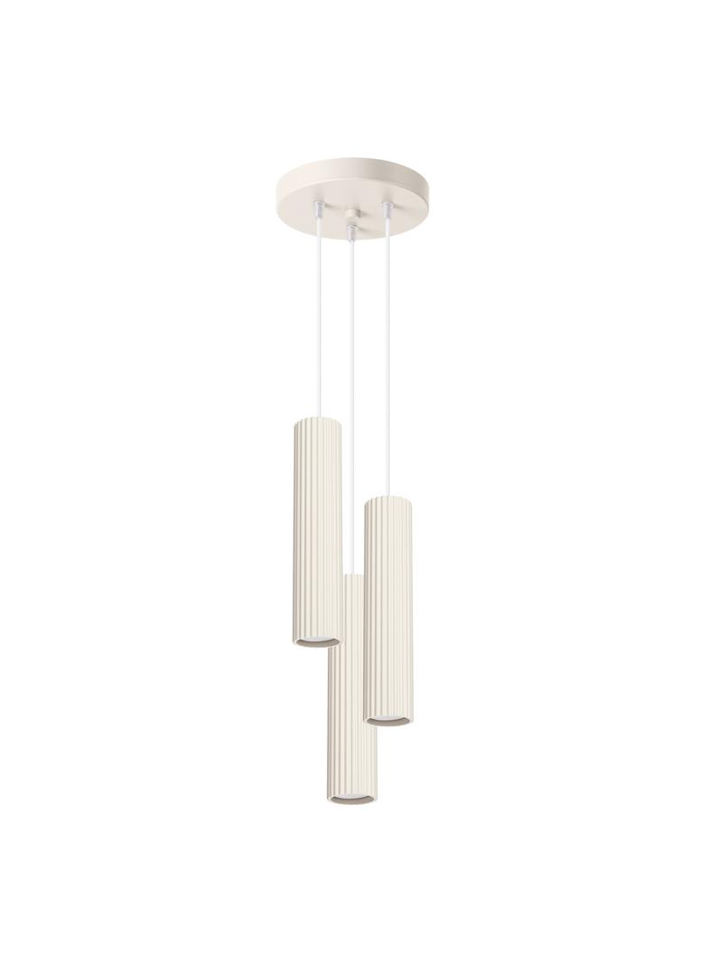 Sollux Lampa wisząca KARBON 3P beżowy SL.1595