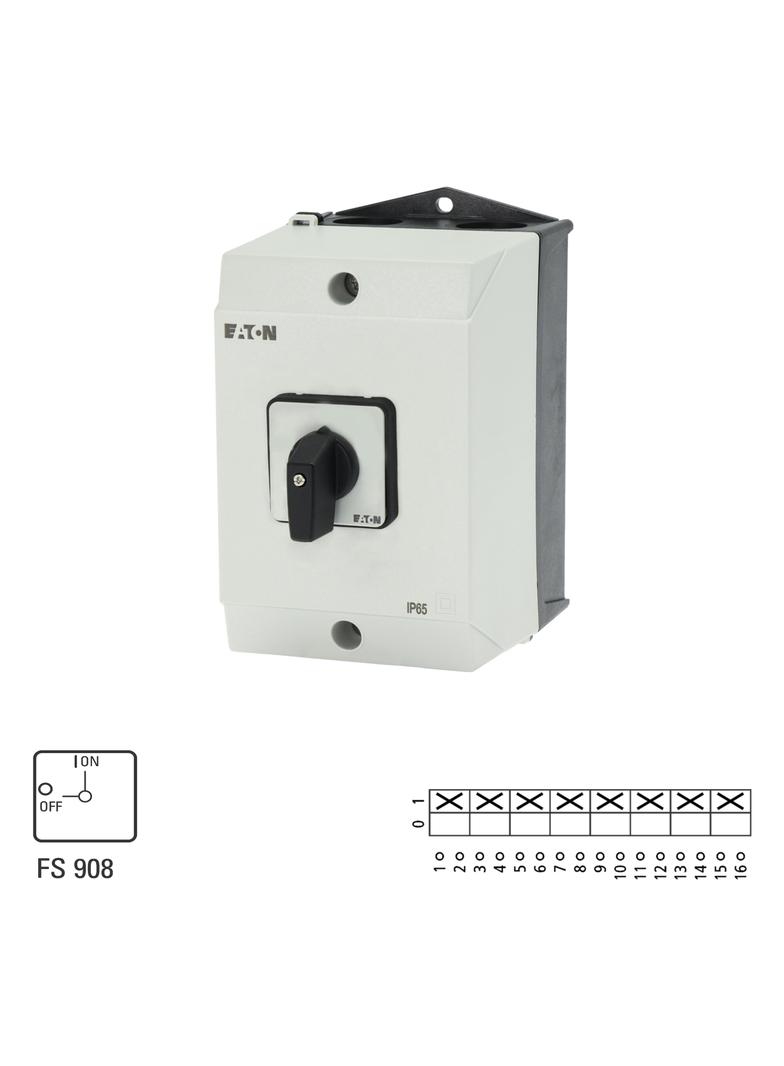 T3-4-8344/I2 Łącznik krzywkowy 32A 13kW 207194 EATON